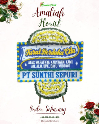 Papan Bunga Duka di Bungku Tengah